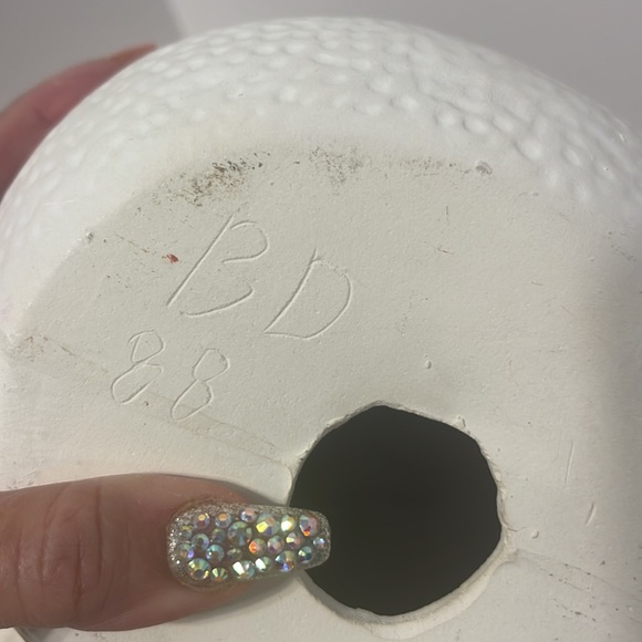 Vintage Hand painted Ceramic Snowman - Picture 8 of 9